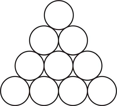 4+3+2+1=10